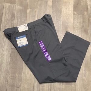 Mens NWT Haggar Flat Front Straight Fit Dress Chino Pants